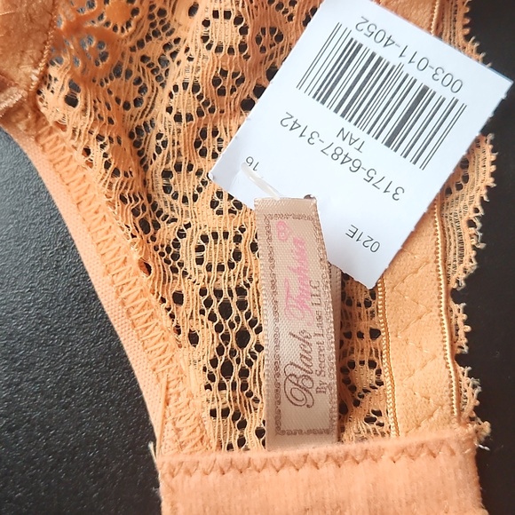 Secret Lace Women Orange Padded Bra size 34D - Picture 6 of 7